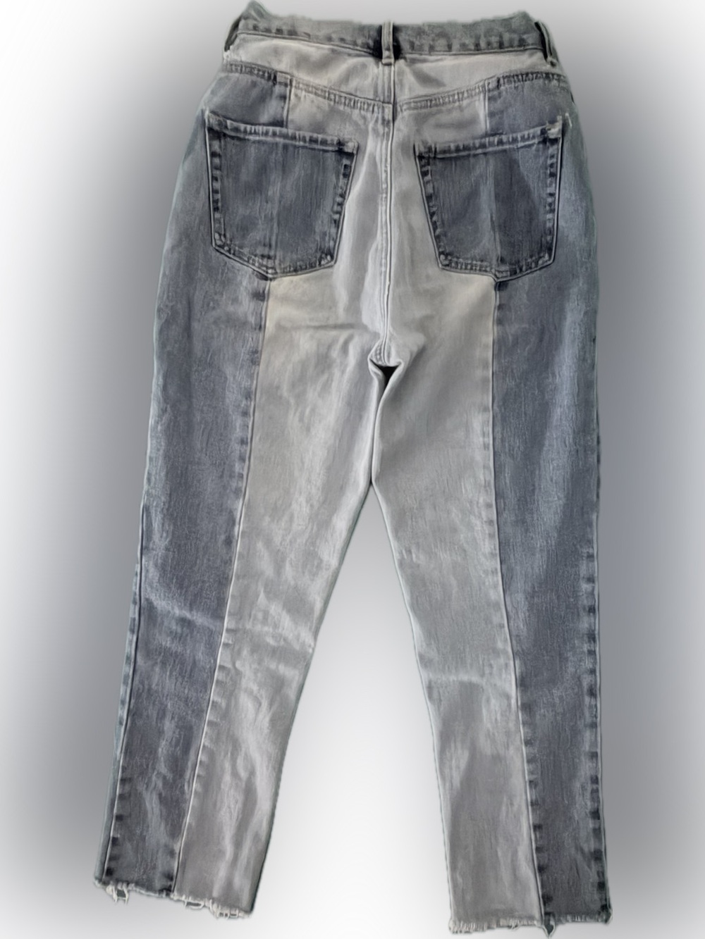 PacSun High Rise Straight Two-Tone Colorblock Jeans Size 27 - Picture 3 of 11